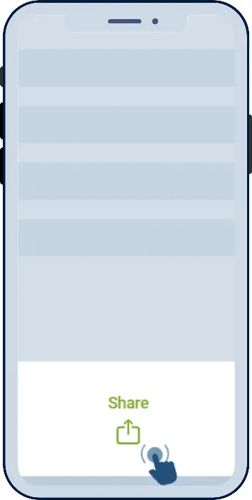 Step 1 - 1xBet PWA iOS